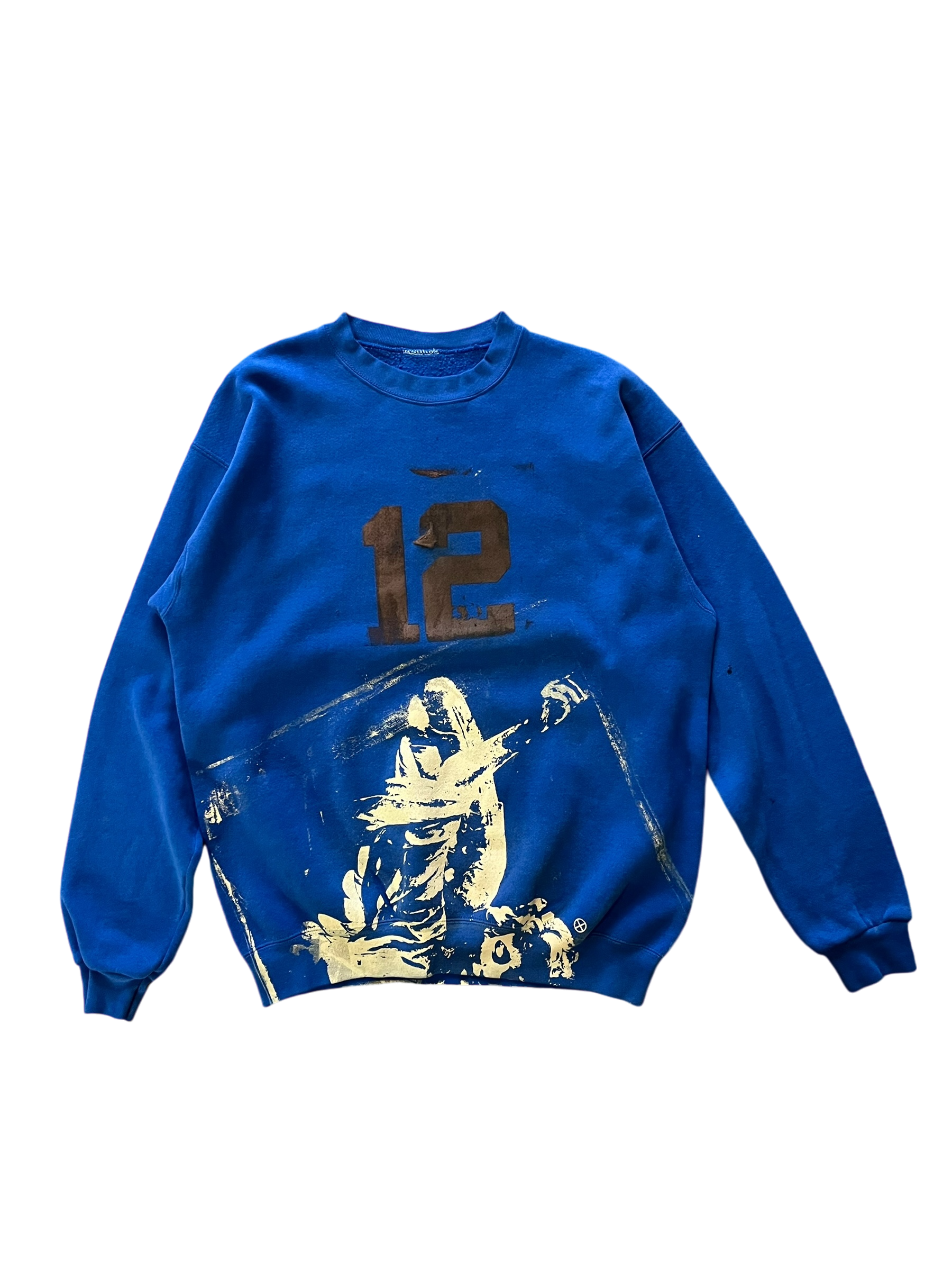 no.12 Derby’ x Cobalt Crewneck - Medium