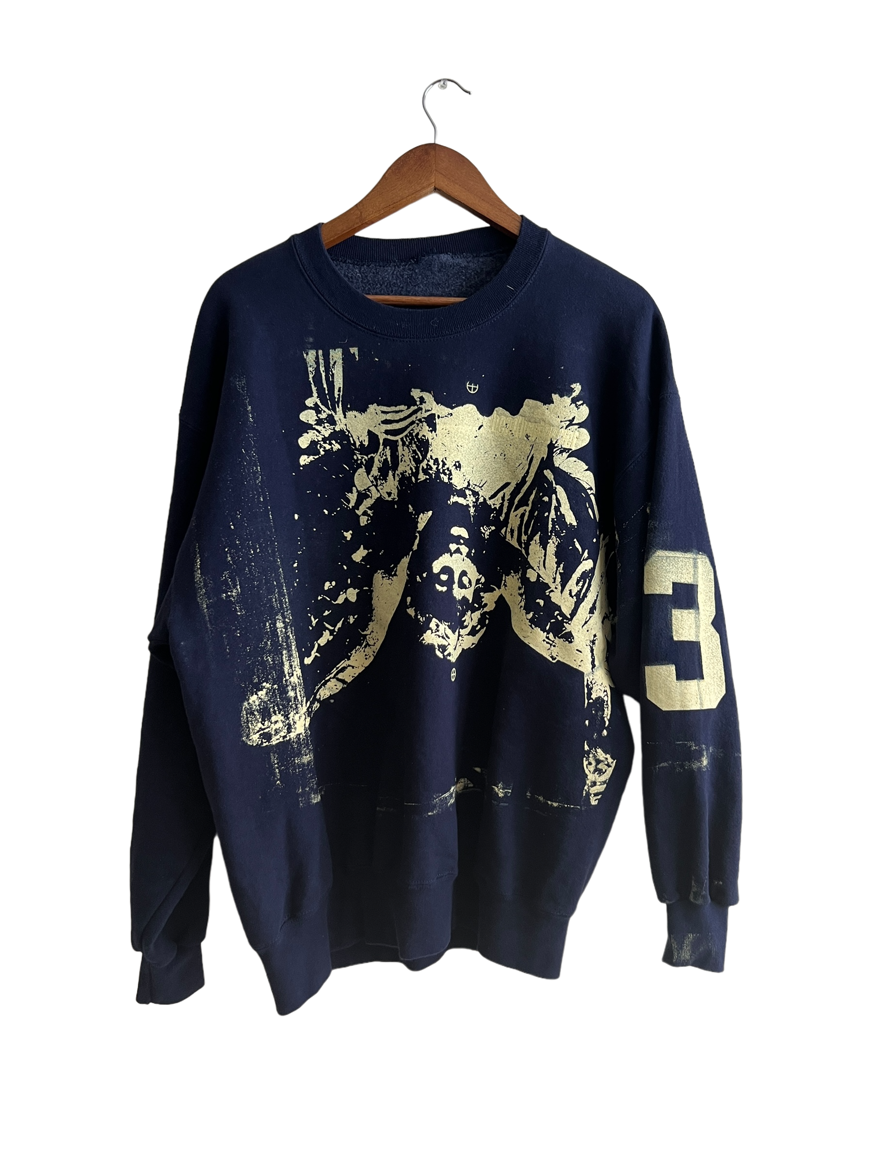 Navy no.3 Crewneck