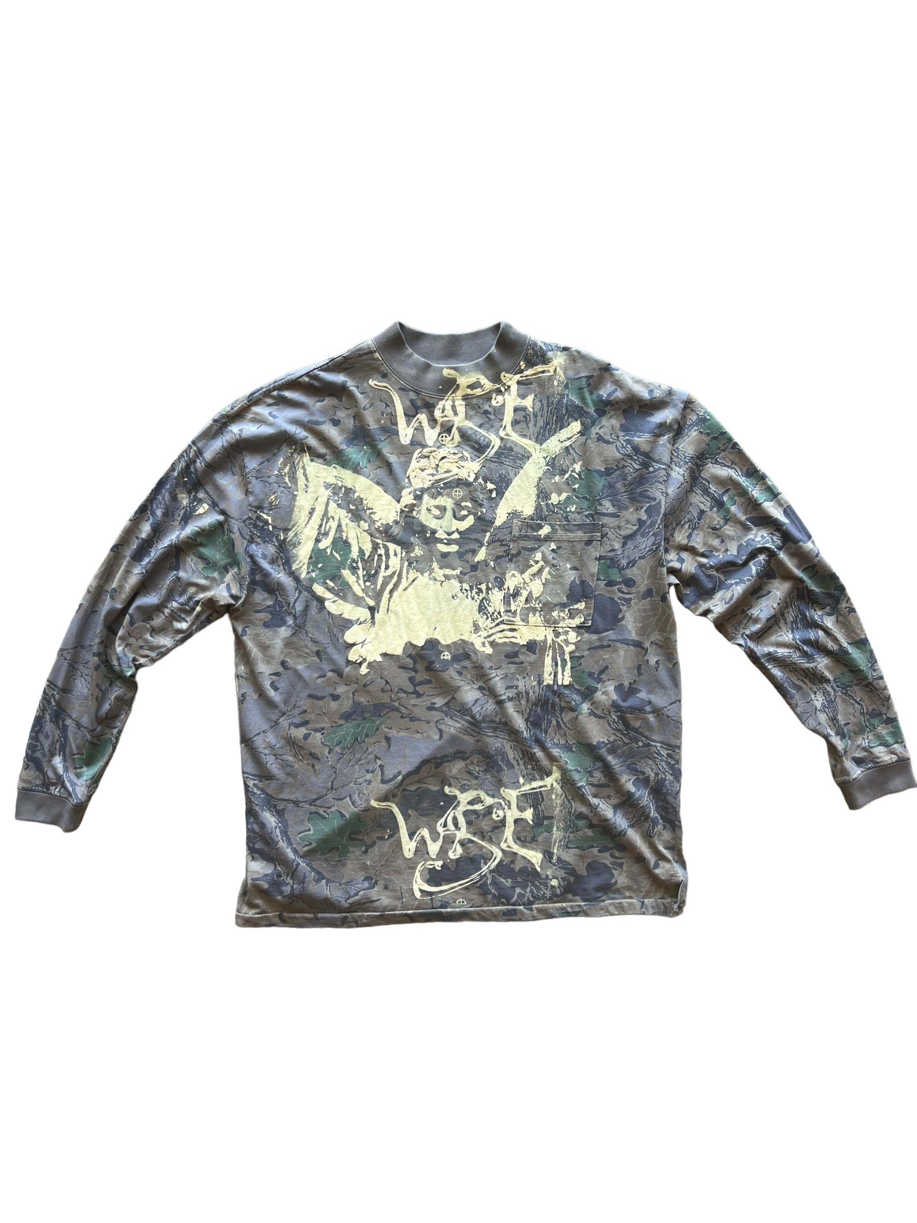 YZY season 4 x Juve Camo Long Sleeve - S (Oversized)