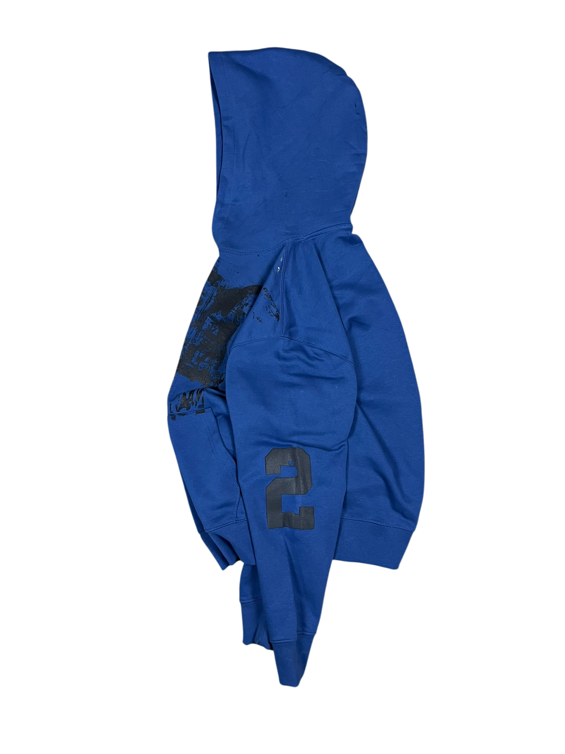 Cobalt’ Black Ink Hoodie - Medium