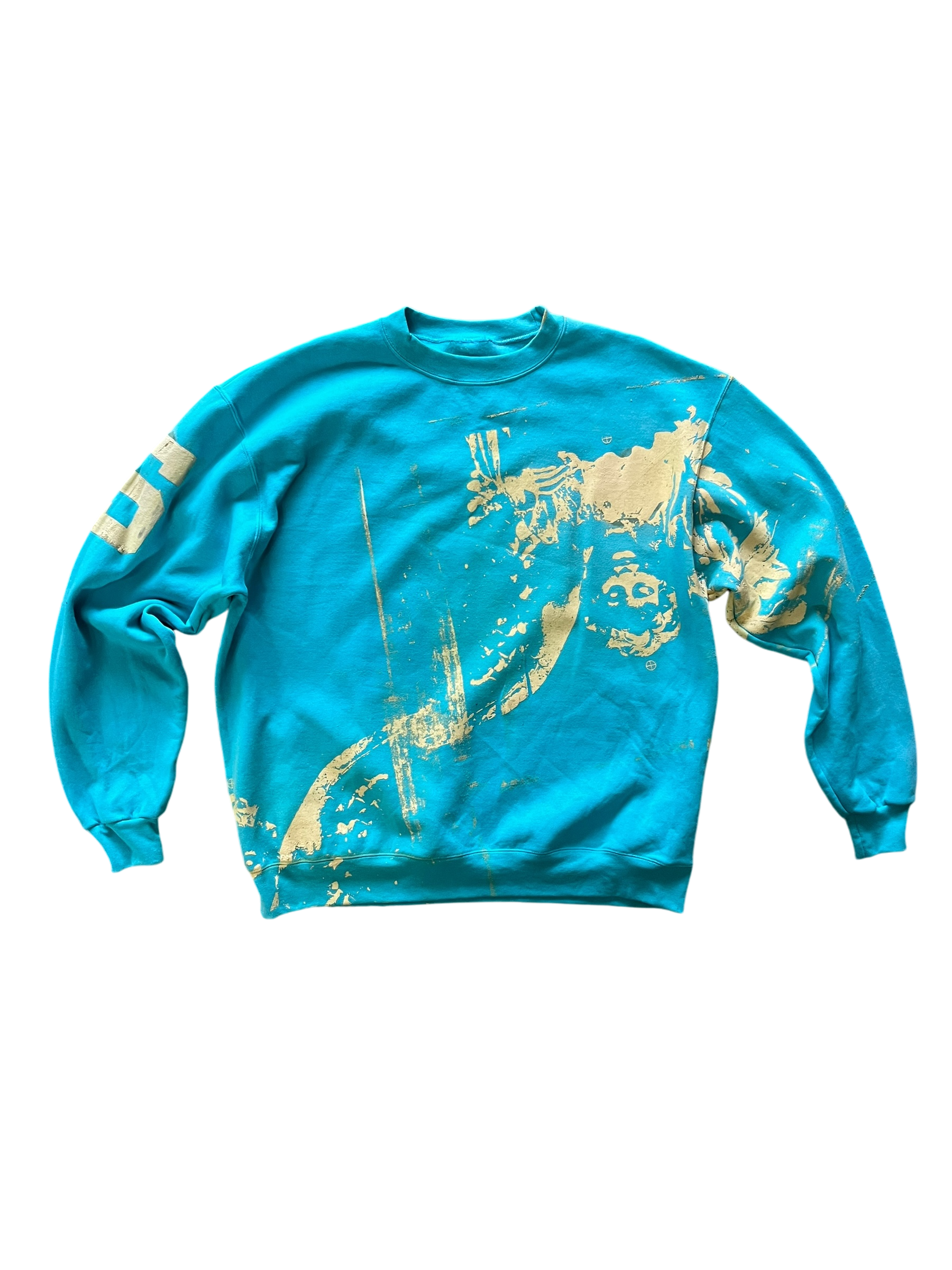 no. 5 x Aqua’ Angel Crewneck - Large