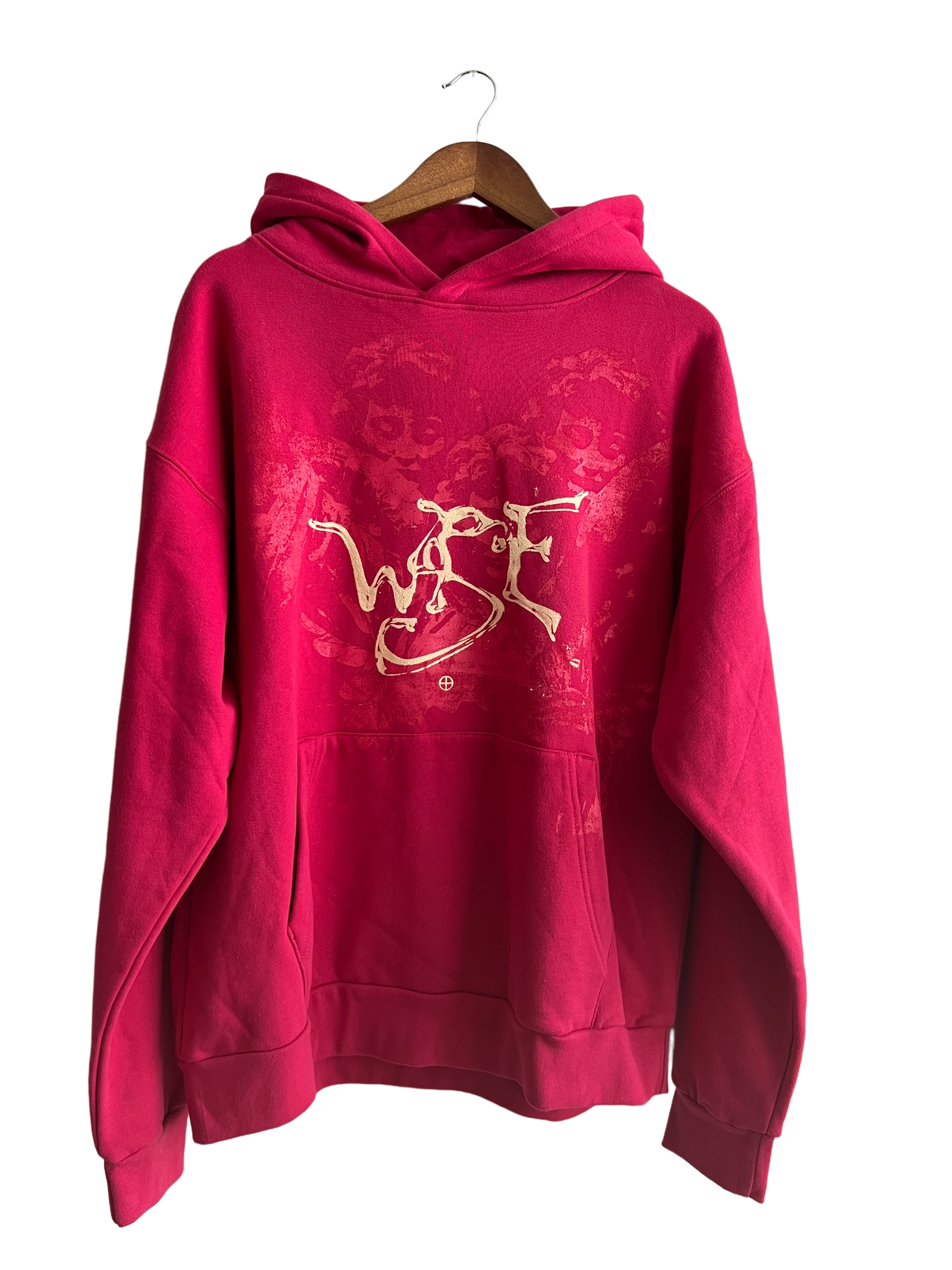 MAGENTA V-DAY HOODIE - L