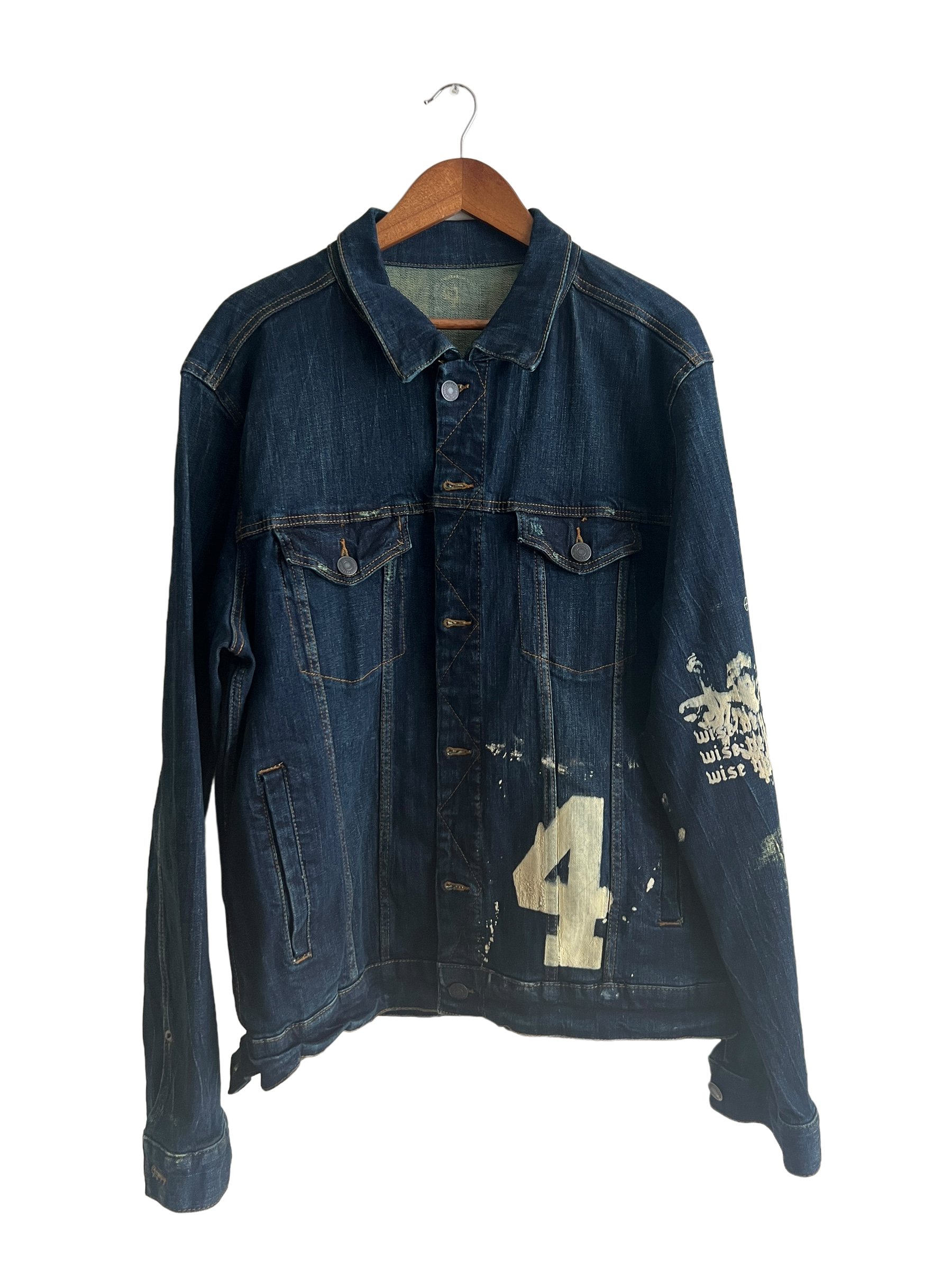 Dark Washed Denim #4 Jacket - L